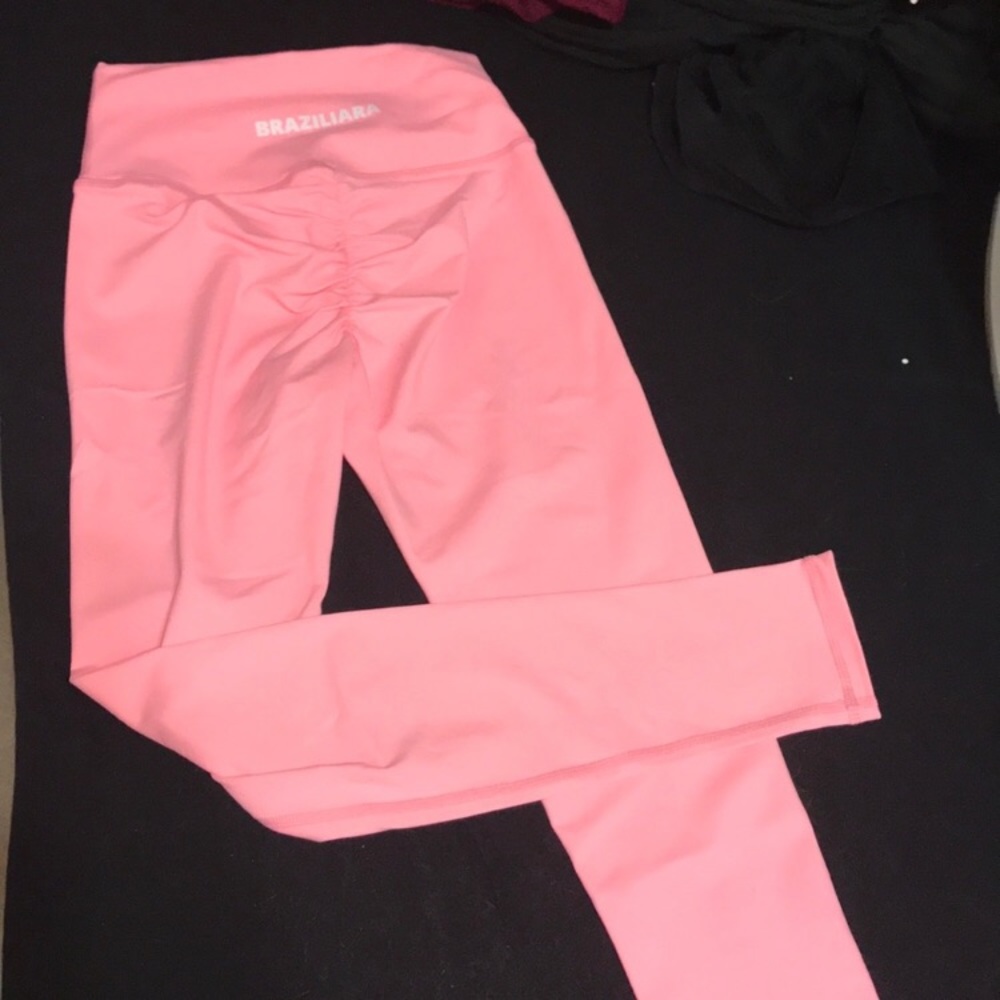 🏳 Brazilian Booty Scrunch Luxury Gym Leggings - Picture 4 of 8